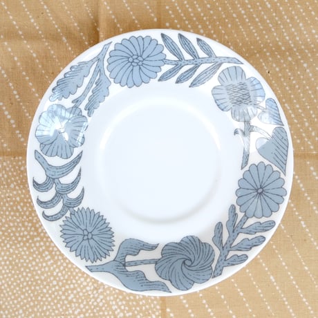 グスタフスベリ Gustavsberg X 鹿児島睦　ジュニ　カップ＆ソーサー（ブルー）新品