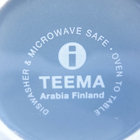 イッタラ Iittala / ARABIA アラビア　ティーマ　カップ＆ソーサー(S)　ブルーグレー（廃番）