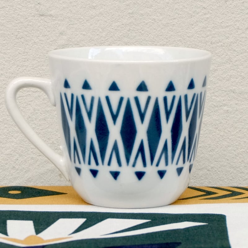 ARABIA アラビア ステンシル コーヒーカップ＆ソーサー（幾何学） | chuffy