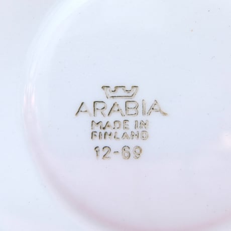 ARABIA アラビア　コーヒーカップ＆ソーサー（ピンク花）