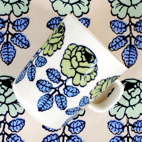 マリメッコ marimekko　＜Vihkiruusu＞マグカップ（ライトグリーン）アジア限定
