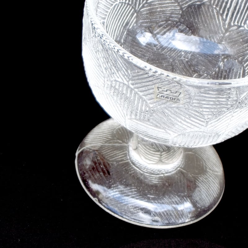 ARABIA - ヌータヤルヴィ アラビア　Miranda ミランダ  ボウル クリア 2個 NUUTAJARVI ヌータヤルヴィ Miranda ミランダ デザートボウル