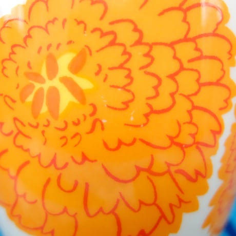 イッタラ Iittala × マリメッコ marimekko　＜Primavera＞カップ＆ソーサー（オレンジ）