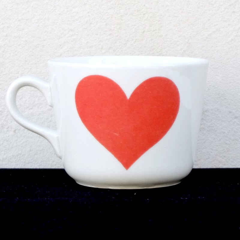 ARABIA アラビア Pelikortti カップ＆ソーサー(S) ハート レア | chuffy