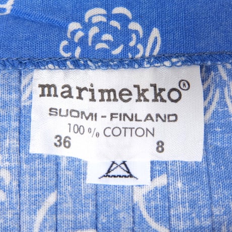 マリメッコ marimekko　ヴィンテージ　＜＞ノースリーブワンピース