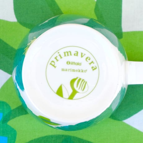 イッタラ Iittala × マリメッコ marimekko　＜Primavera＞マグカップ（グリーン）