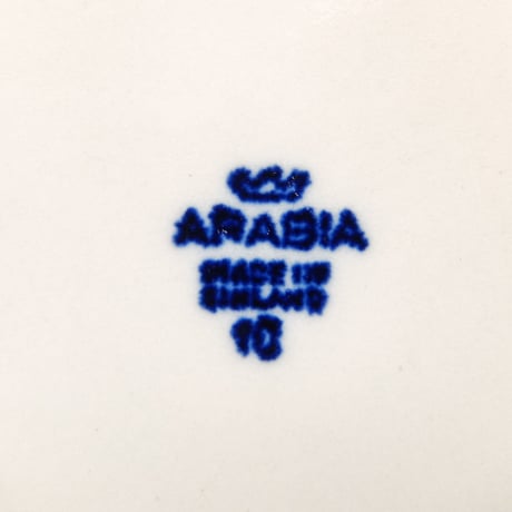 ARABIA アラビア　アネモネ　プレート(S)　柄無し