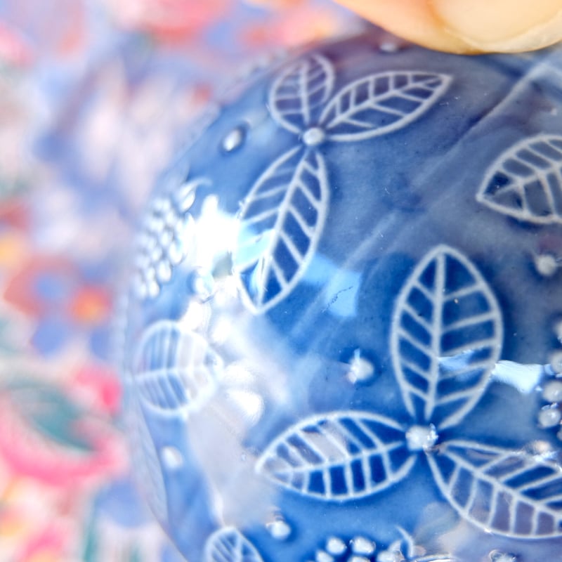 ARABIA アラビア キャンディーポット（ブルー）(b) | chuffy