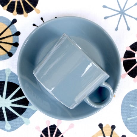 イッタラ Iittala / ARABIA アラビア　ティーマ　カップ＆ソーサー(S)　ブルーグレー（廃番）