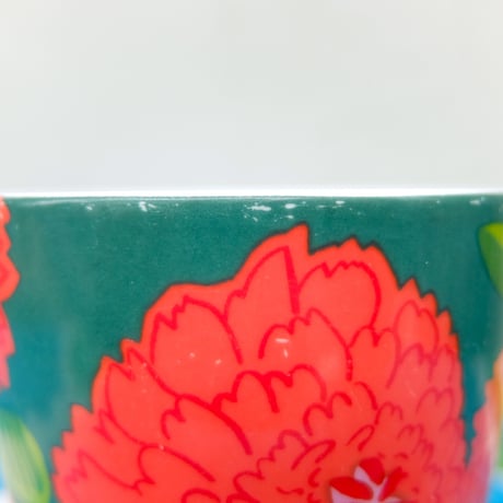イッタラ Iittala × マリメッコ marimekko　＜Primavera＞マグカップ（レッド×グリーン）レアカラー