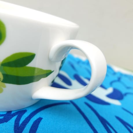 イッタラ Iittala × マリメッコ marimekko　＜Primavera＞カップ＆ソーサー（ライトグリーン）