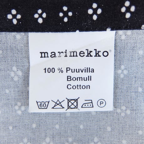 マリメッコ marimekko　＜Muija＞ユーズド・ファブリック（ブラック）