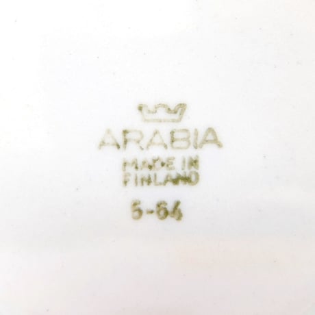 ARABIA アラビア　カップ＆ソーサー（レッド）(a)
