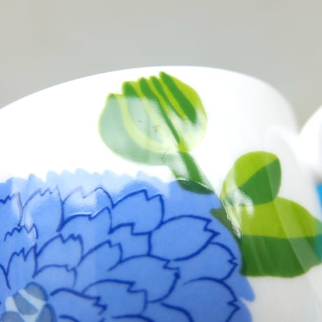 イッタラ Iittala × マリメッコ marimekko　＜Primavera＞カップ＆ソーサー（フィニッシュブルー）