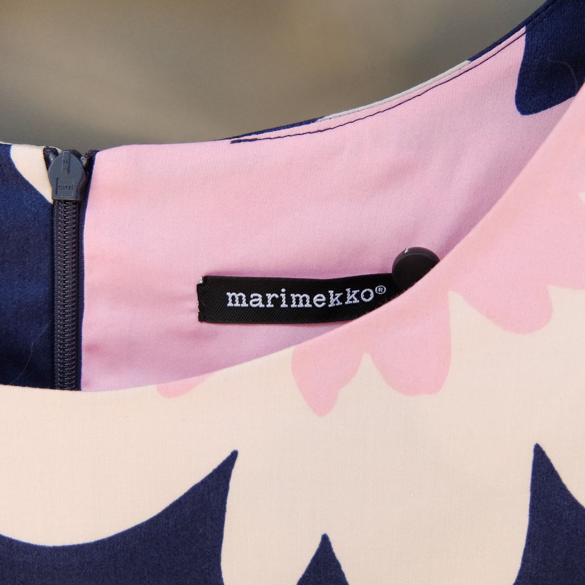 マリメッコ marimekko　＜Kukkatori＞五分袖ワンピース　アジア限定