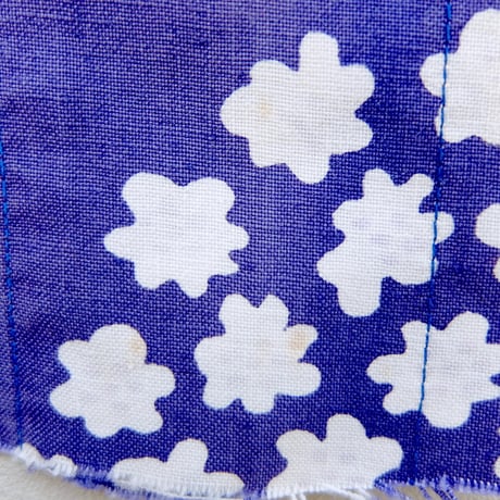マリメッコ marimekko　＜Puketti＞ヴィンテージ・ファブリック（ネイビー）
