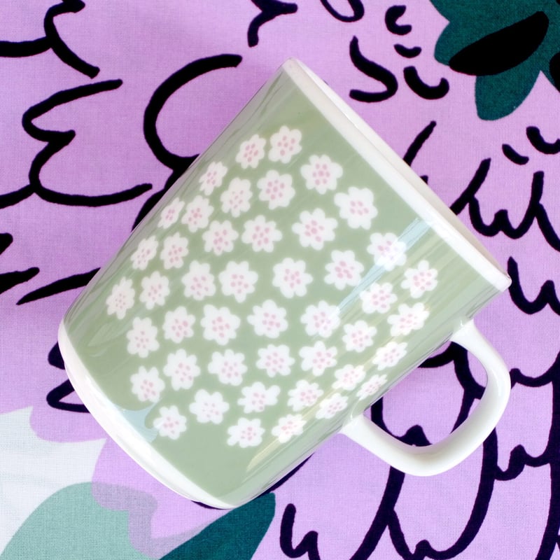 マリメッコ marimekko <Puketti>マグカップ(グリーン)日本 マリメッコ marimekko <Puketti>マグカップ(グリーン)日本