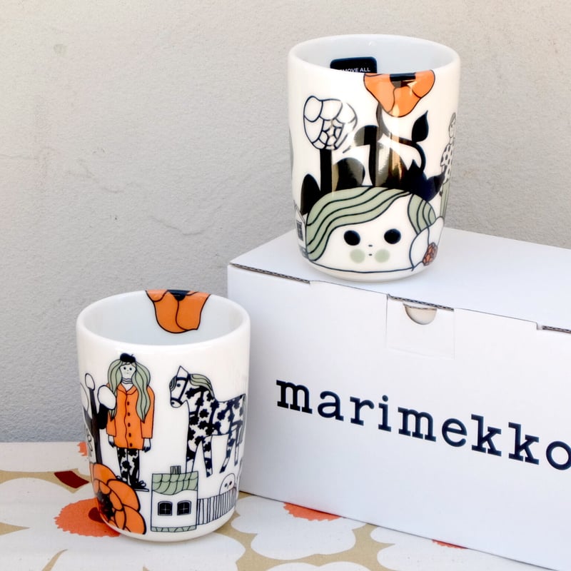 マリメッコ marimekko ＜Marikyla＞トールカップ2個セット | chuffy