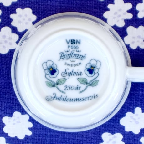 ロールストランド Rorstrand　シルヴィア　コーヒーカップ＆ソーサー(b)