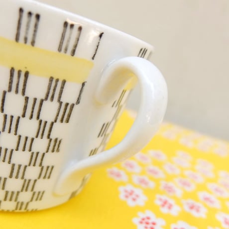 ウプサラ・エクビィ Upsala Ekeby/ゲフレ Gefle　ガヴォット　カップ＆ソーサー(L) レア