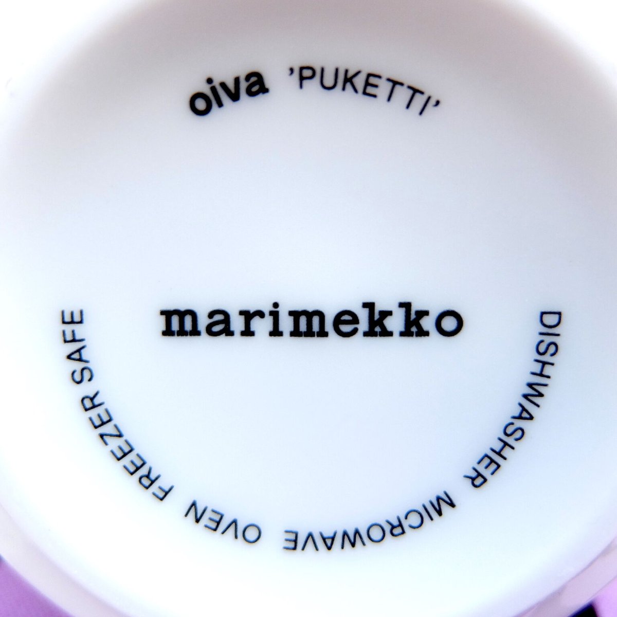 マリメッコ marimekko ＜Puketti＞マグカップ（グリーン）日本限定