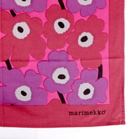 マリメッコ marimekko　＜Unikko＞ヴィンテージ・スカーフ（えんじ）廃盤