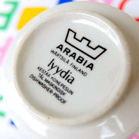 ARABIA アラビア　リューディア　コーヒーカップ＆ソーサー