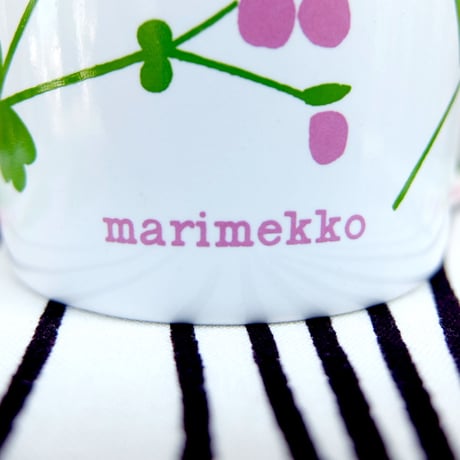 マリメッコ marimekko　＜Lauantaiehtoo＞OLDマグカップ