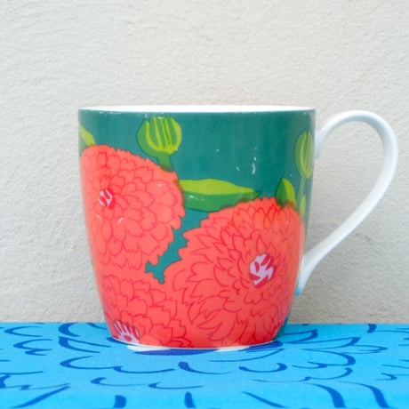 イッタラ Iittala × マリメッコ marimekko　＜Primavera＞マグカップ（レッド×グリーン）レアカラー