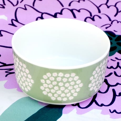 マリメッコ marimekko　＜Puketti＞ボウル(M)（グリーン）日本限定