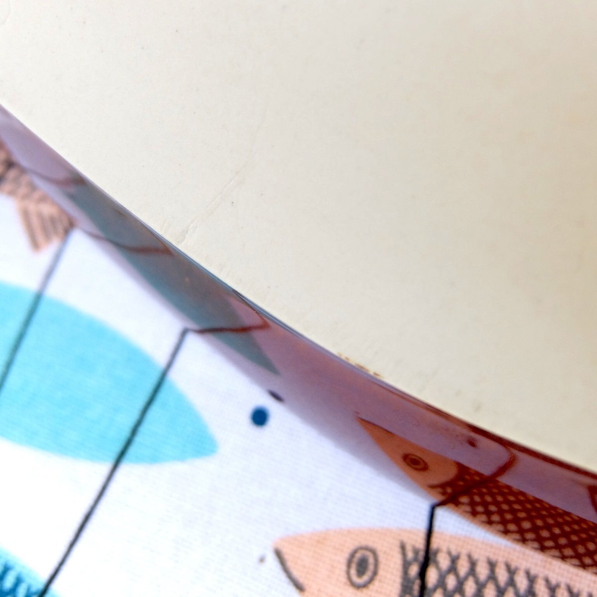 スティグ・リンドベリ Stig Lindberg フラーデン 魚プレート（ブラウン