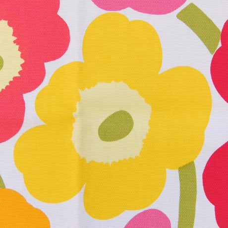 マリメッコ marimekko　＜Pieni Unikko＞コーティング・キャンバス・ファブリック（カラフル）50×78cm　日本未入荷