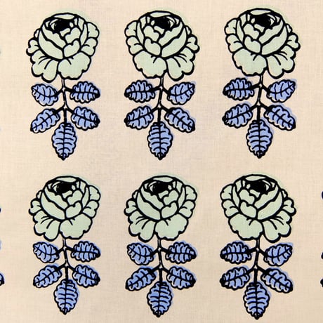 マリメッコ marimekko　＜Vihkiruusu＞ファブリック（ライトグリーン）50cm　アジア限定