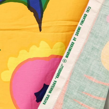 マリメッコ marimekko　＜Karuselli＞ヴィンテージ・ファブリック