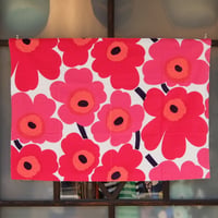 マリメッコ marimekko　＜Pieni Unikko＞フリース・ファブリック（ピンク）50×72cm　日本未入荷