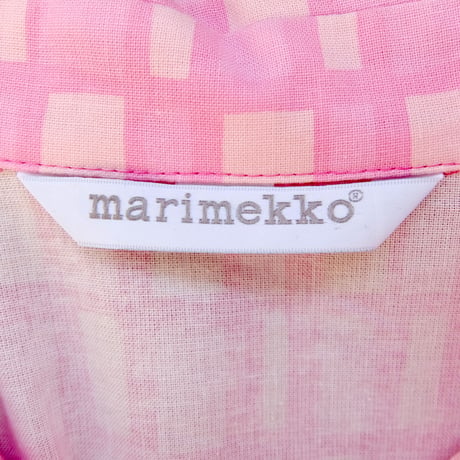 マリメッコ marimekko　＜Noppa＞シャツ（ピンク）廃盤