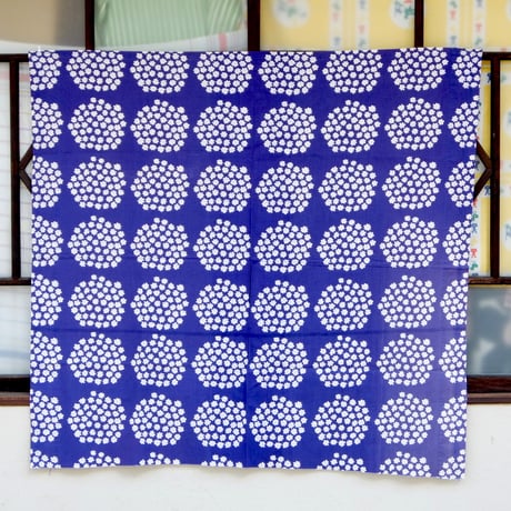 マリメッコ marimekko　＜Puketti＞ヴィンテージ・ファブリック（ネイビー）