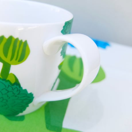 イッタラ Iittala × マリメッコ marimekko　＜Primavera＞マグカップ（グリーン）