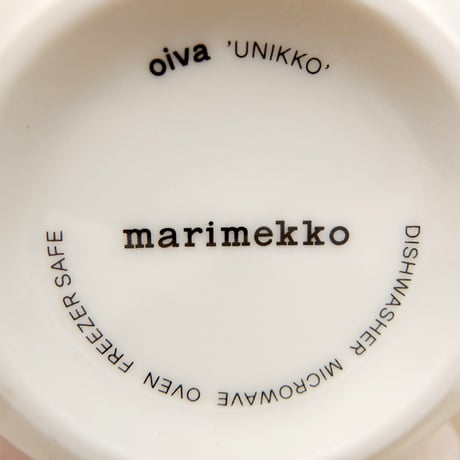 マリメッコ marimekko　＜Unikko＞マグカップ（サーモンピンク）日本限定