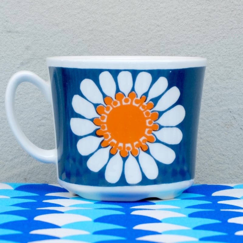 Figgjo】フィッギオ デイジー カップ&プレート1セット⑨カケあり