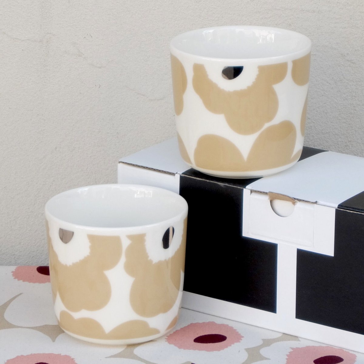 marimekko - 【新品未使用2個セット】marimekkoコーヒーカップ　アイシーグレー marimekko - 【新品未使用2個セット】marimekkoコーヒーカップ