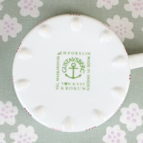 グスタフスベリ Gustavsberg　クロッカス　コーヒーカップ＆ソーサー