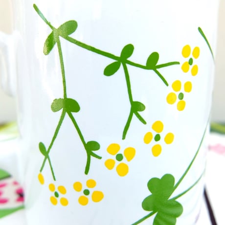 マリメッコ marimekko　＜Lauantaiehtoo＞OLDマグカップ