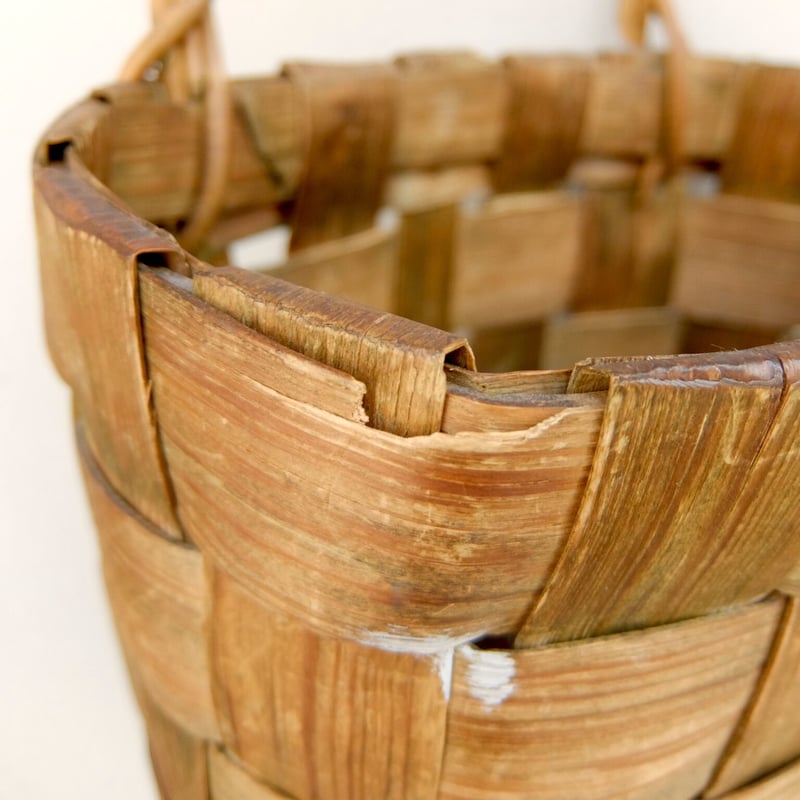 ヴィンテージ 白樺バスケット（縦型） | chuffy