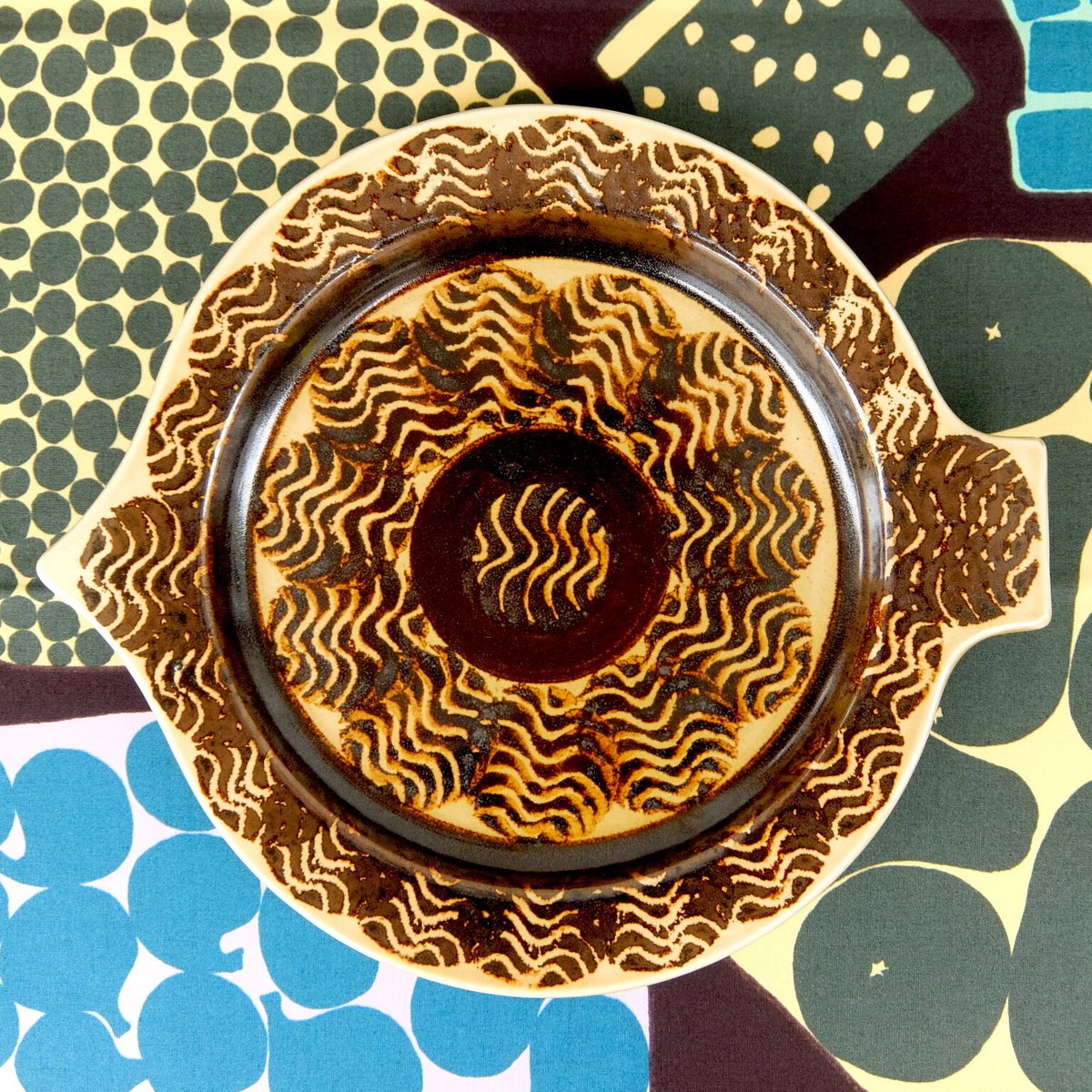 ARABIA カラ フィッシュプレート（L) | chuffy