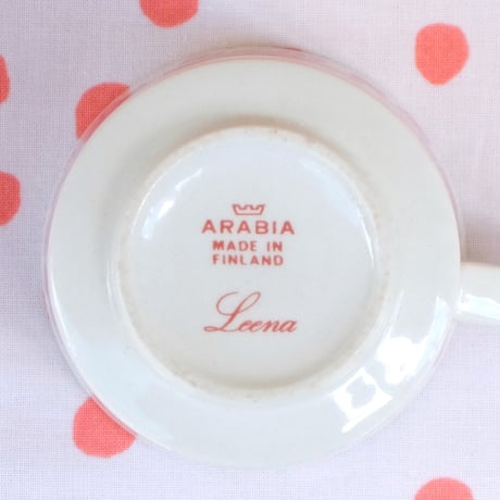 ARABIA アラビア　レーナ　コーヒーカップ＆ソーサー