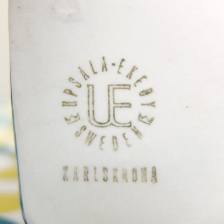 ウプサラ・エクビィ Upsala Ekeby　長方形トレー　グリーン