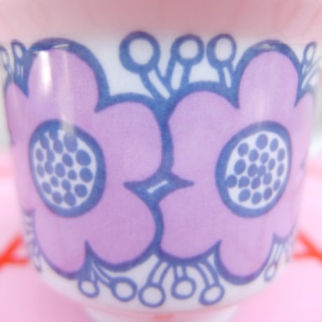 ARABIA アラビア　コーヒーカップ＆ソーサー（ピンク花）