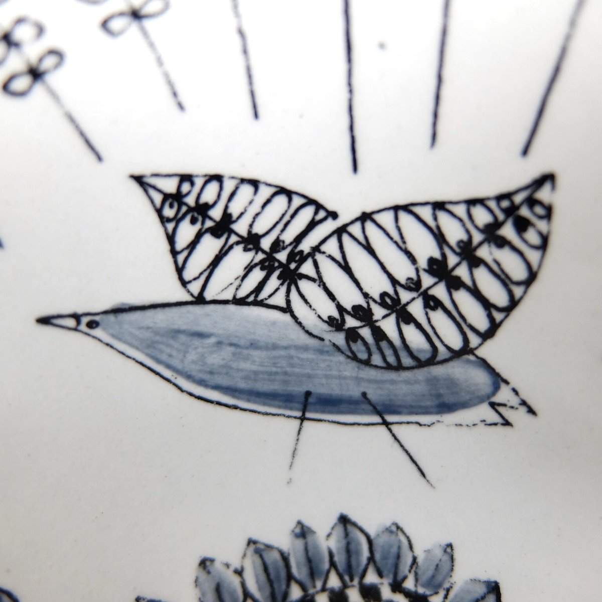 ＊シルヴィア・レウショヴィウス＊フクロウ（大） Rorstrand/ロールストランド Sylvia Leuchoviusのフクロウ L 001