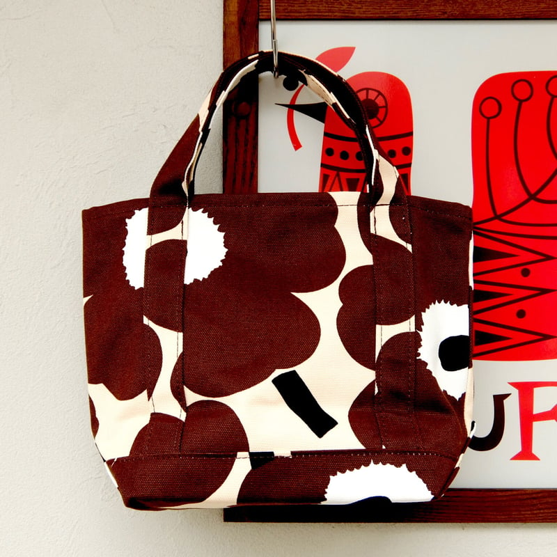 マリメッコ marimekko ＜Pieni Unikko＞トートバッグ（ベージュ